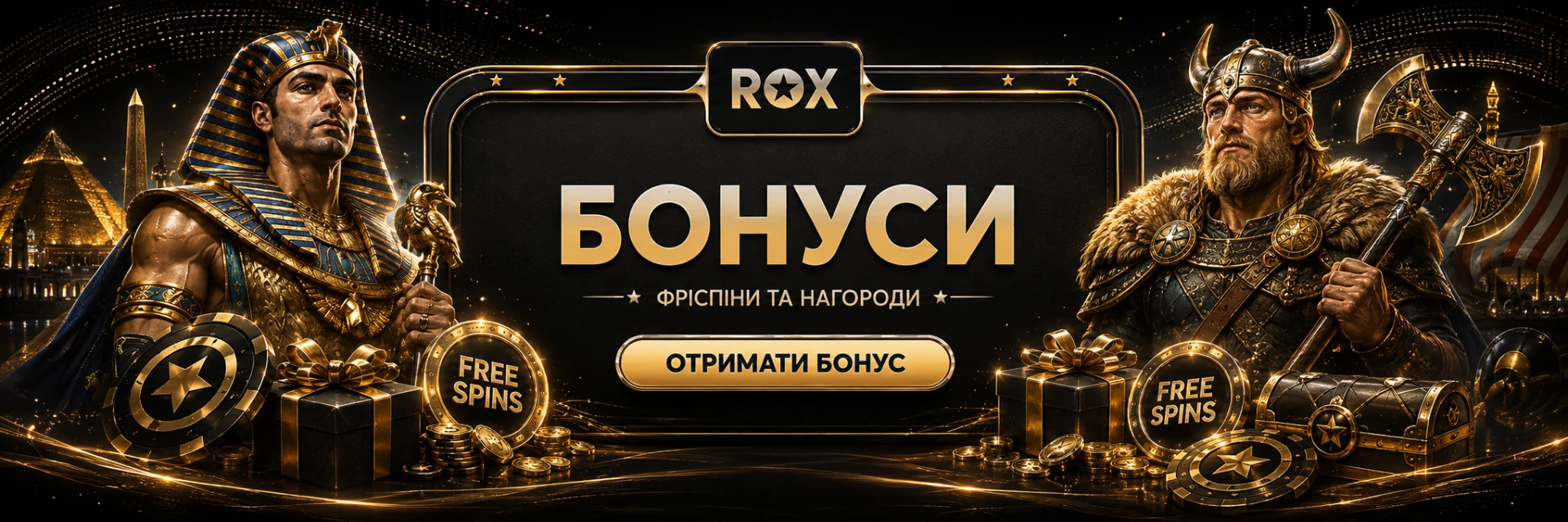 Бонуси ROX Casino — фріспіни та нагороди