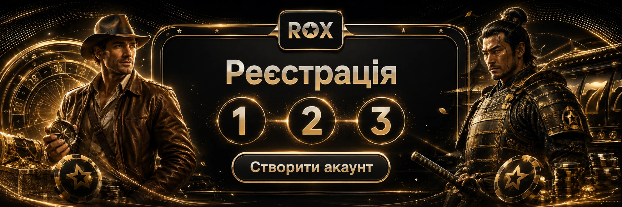 Реєстрація ROX Casino — створення акаунта